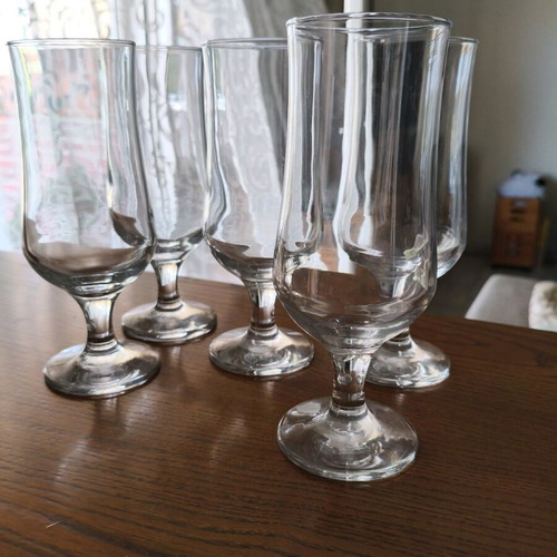 Cold chocolate glasses like new, set of 5