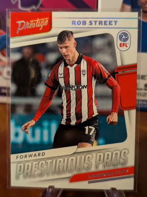 2025-26 Panini Prestige EFL Rob Street Prodigious Pros card like new