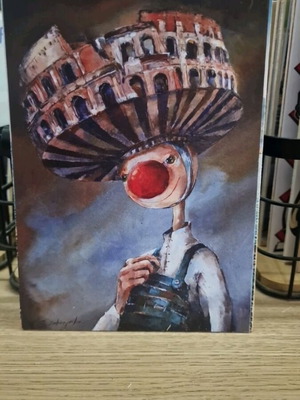 Wooden decorative plaque Red Nose like new, 13×18