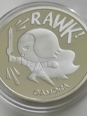 Marvel Gamora commemorative coin new, collectible