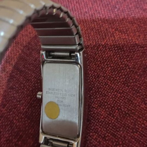Nine West vintage ladies watch with elastic metal bracelet, like new