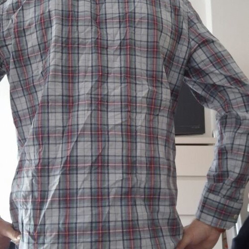 Benneton men's shirt XL almost new, gray