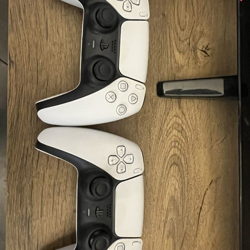 PlayStation 5 slim 1TB with disc drive and 2 DualSense controllers