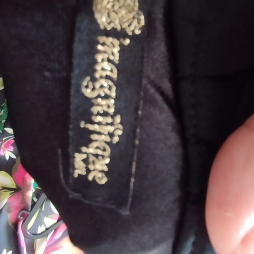 Tulle dress with lining like new, black