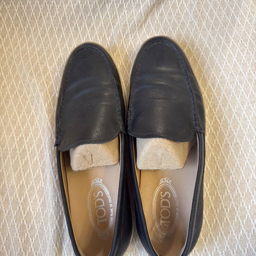 Tod’s moccasins used, blue, size 42