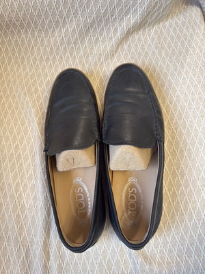 Μοκασίνια Tod’s μεταχειρισμένα, μπλε, νούμερο 42