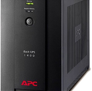 APC BACK-UPS 1400 Line-Interactive 1400VA 700W με AVR και 4 Πρίζες Σούκο BX1400U-GR