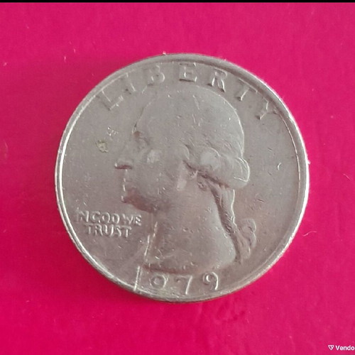 USA 1/4 Dollar 1979 and 6 United Arab Emirates coins like new