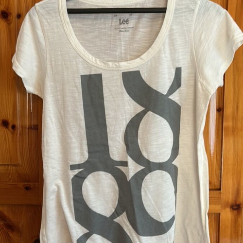 Lee T-shirt cotton like new, white