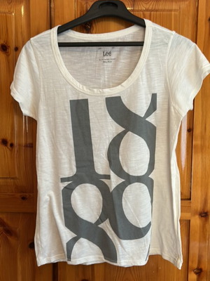 Lee T-shirt cotton like new, white