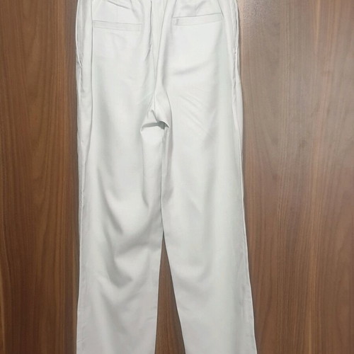 High-waisted fabric pants Massimo Dutti like new, gray, XS
