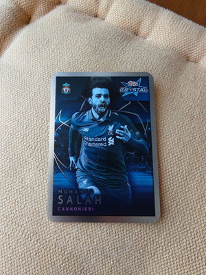 Mohamed Salah Liverpool 2018-19 Topps Crystal UCL Cannonieri κάρτα σαν καινούργιο
