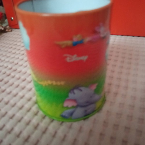 Metal Pencil Holder used, Winnie the Pooh design