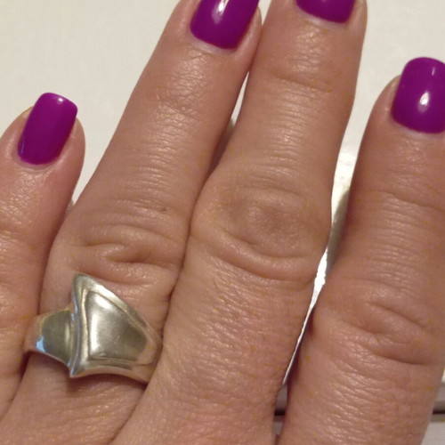 Silver ring 925 like new, size 55-56