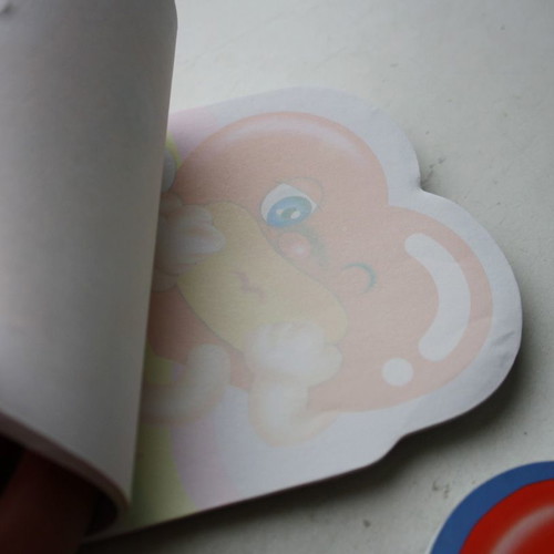 Funny Heart notepads 4 pieces new, Dasen Taiwan 1990