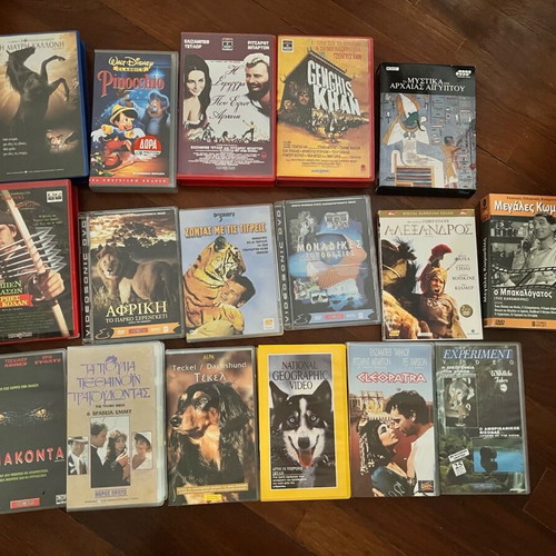 VHS tapes like new condition