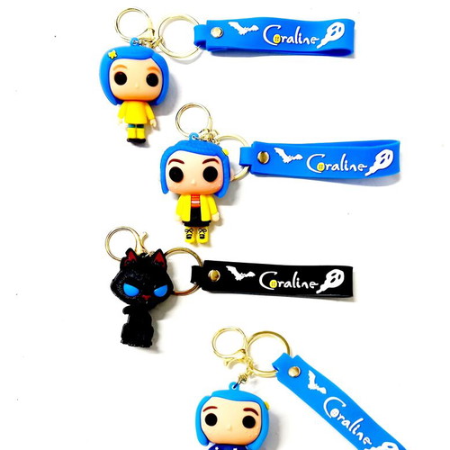 Coraline Funko Pop! Collectible Keychains Set of 4