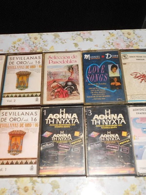 Cassette tapes used for cassette player