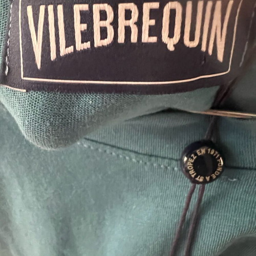 Vilebrequin St Tropez T-Shirt Men New, Size XL, Turquoise