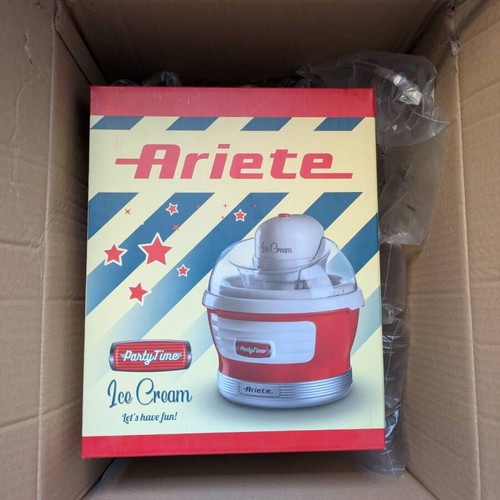 Ariete Party Time 00C064300AR0 Παγωτομηχανή 1.5lt Κόκκινη καινούργιο