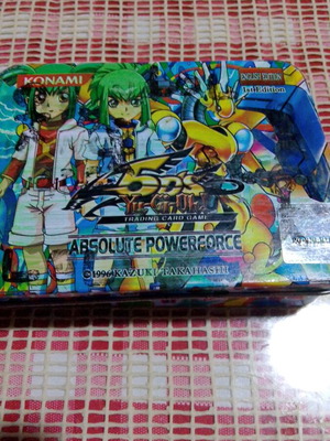 Μεταλλικό κουτί αποθήκευσης Yu-Gi-Oh! Absolute Powerforce σαν καινούργιο
