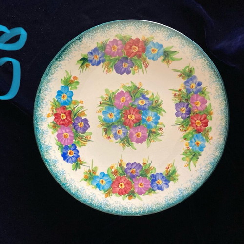 Antique decorative plate "Tanagraia" like new, 35cm diameter