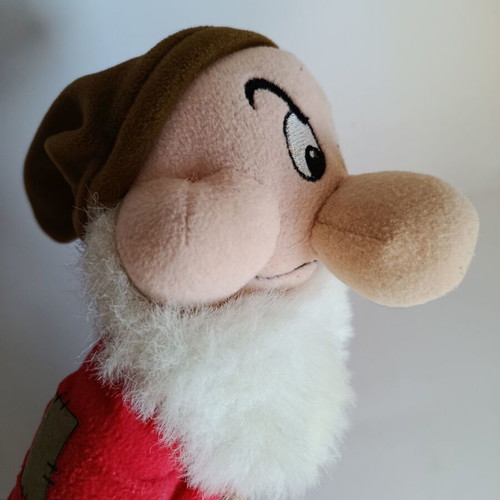 Grumpy plush dwarf Snow White and the Seven Dwarfs Disney 40cm like new