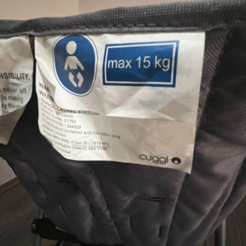 Cuggl Laurel stroller used, lightweight and foldable
