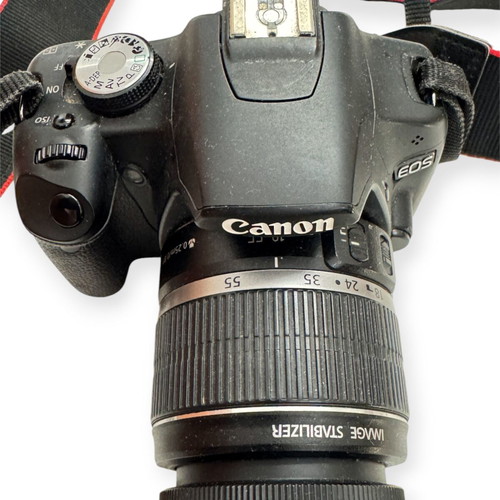 Canon 500D EOS camera used with 18-55mm kit lens