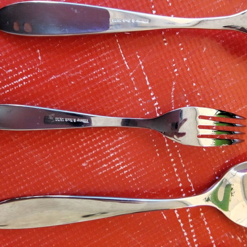 Villeroy & Boch cutlery set of 5, silver color, new