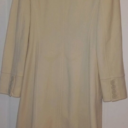 New Look wool coat like new, cream color, size S