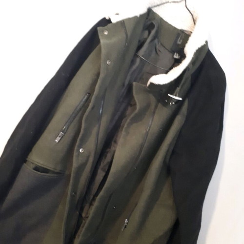 H&M coat black size S 36 8 like new