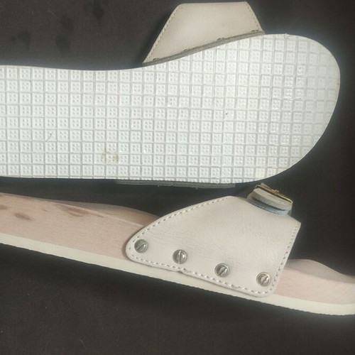 Ascot Wooden Beige Anatomical Clogs Size 37 New