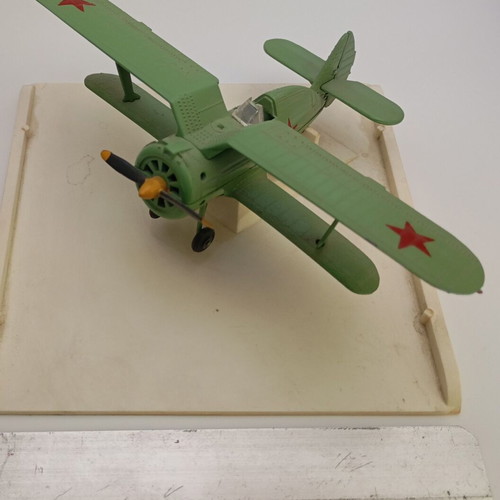 Polikarpov I-153 "Chaika" metal airplane model 1:72 scale used