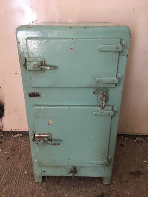 Titan ice cooler used with functional doors and valves