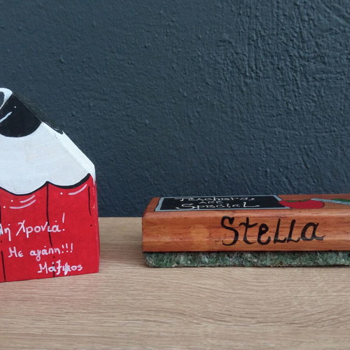 Teacher Gifts used, decorative sponge and board set