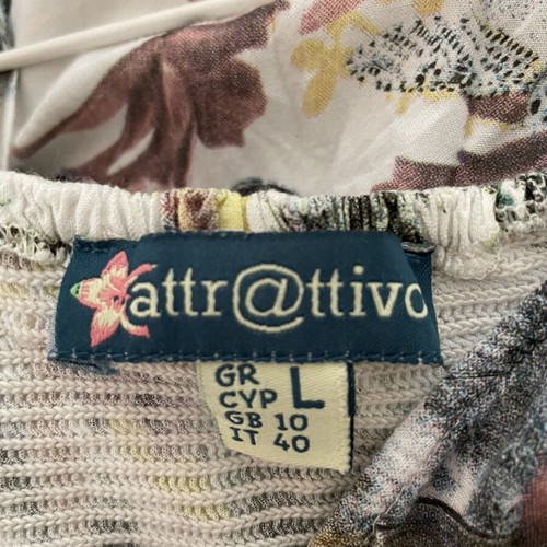 Attrattivo dress L with tropical floral print, like new