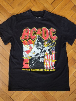 AC/DC T-shirt North American Tour 1980 Pull & Bear size S used