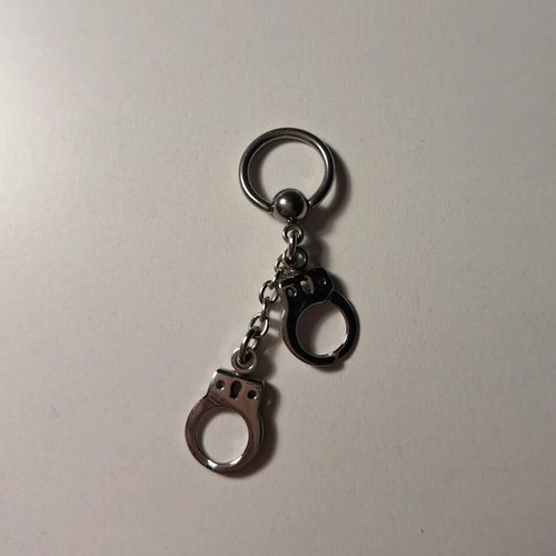 Silver handcuff earring in perfect condition