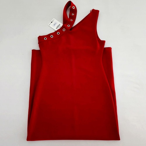 Women's long red Zara dress size S new