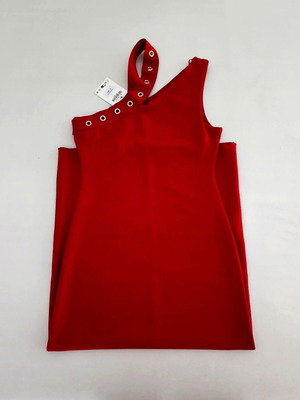 Women's long red Zara dress size S new