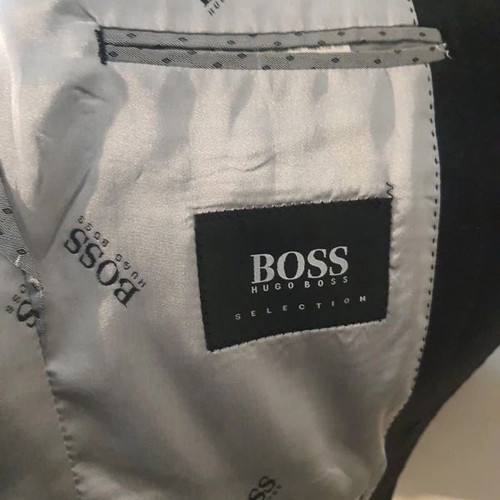 Hugo Boss jacket size 50 gray like new, 100% wool