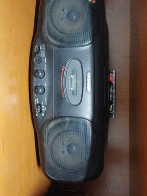 Sharp radio cassette player used