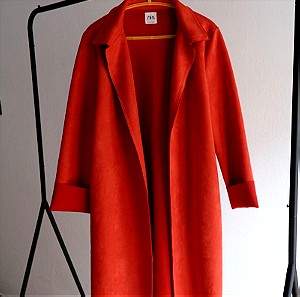Κόκκινο παλτό (μακρύ) ZARA - LARGE