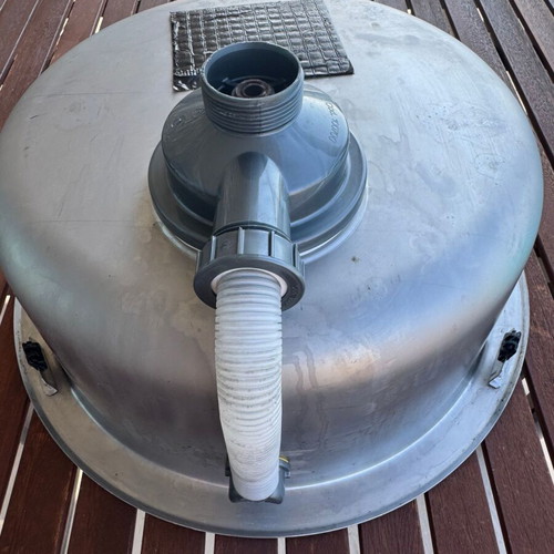 Teka round stainless steel inset sink used