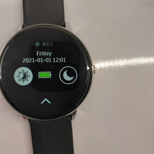 Smartwatch 45mm Bluetooth with Calls, Black/Silver