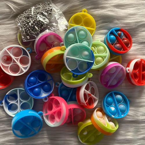 Pop It Fidget set 24 pieces colorful stress relief toys new
