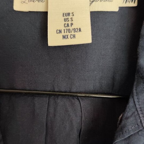 H&M boys' dark blue shirt, size small