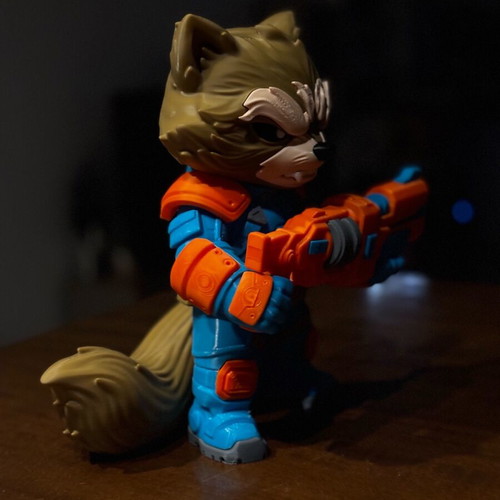 Rocket Raccoon collectible 3D handmade figure new