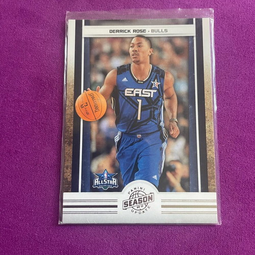 Panini Season Update Derrick Rose All Star 2009-10 card like new